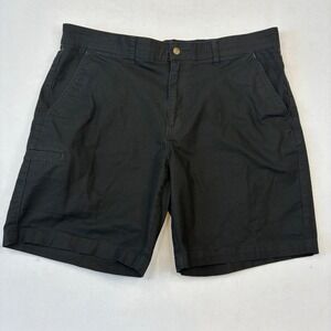 Brahma Utility Shorts Mens 38 Black Stretch Cotton Workwear Hiking Gorpcore